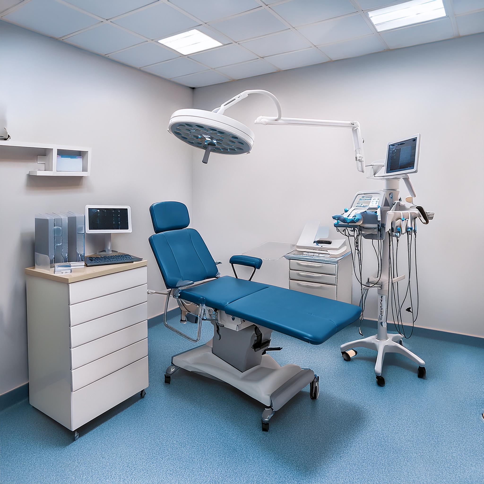 Ein modernes und elegant gestaltetes Arztzimmer, das zu vertrauensvollen Gesprächen einlädt.