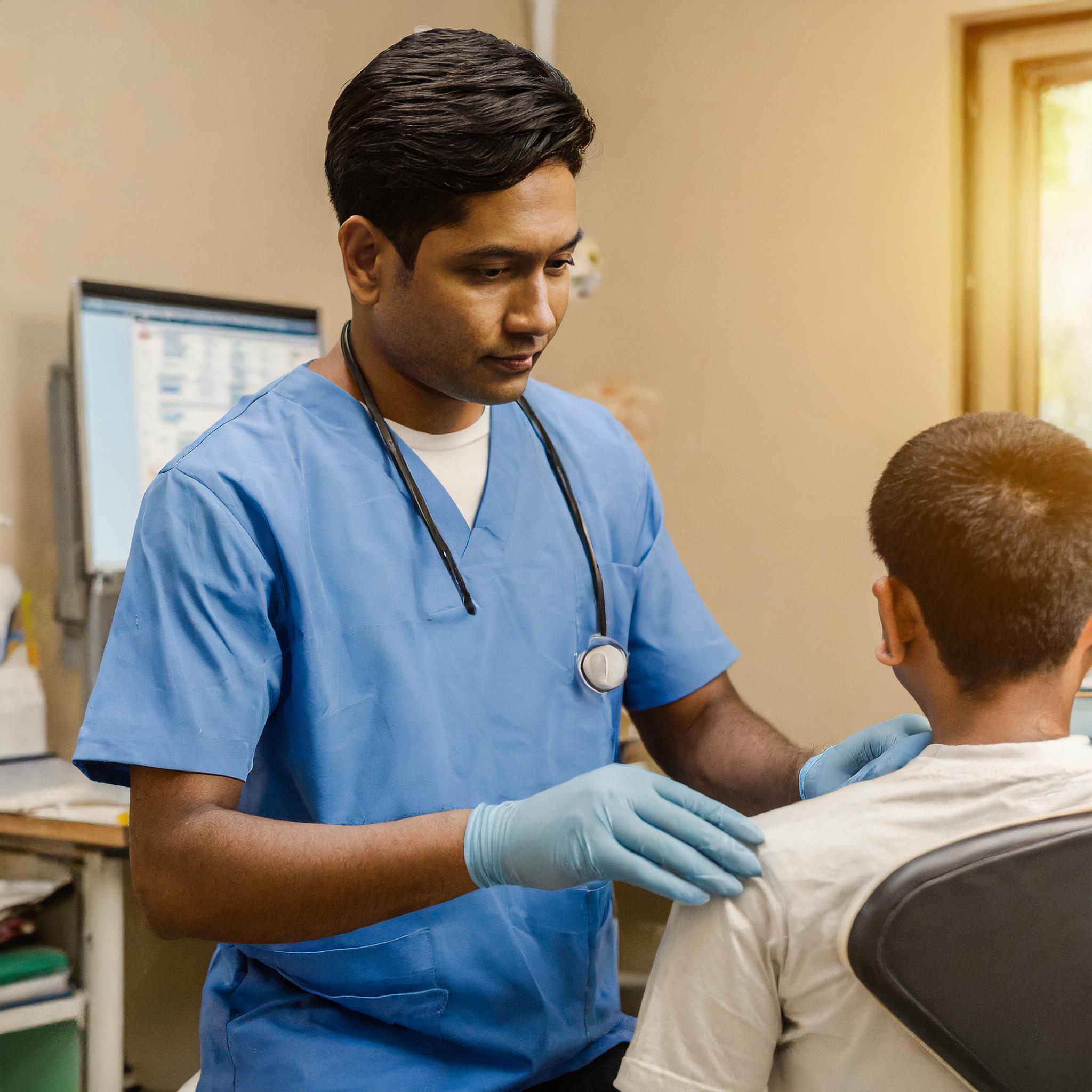 Klassische ärztliche Untersuchung