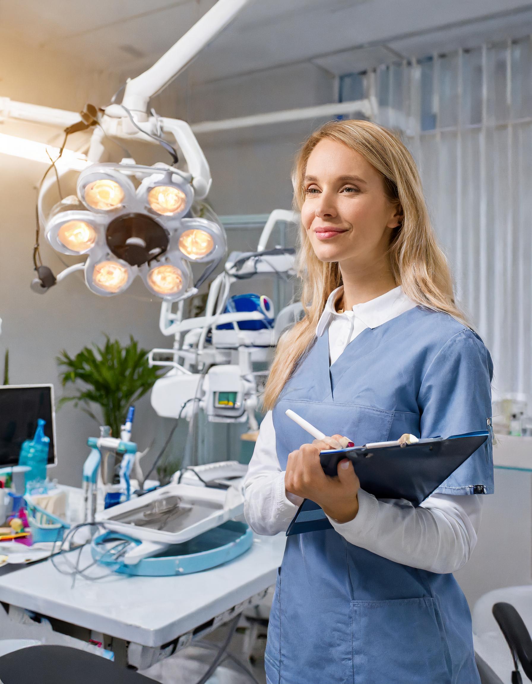 Allgemeinärztin bei der Arbeit